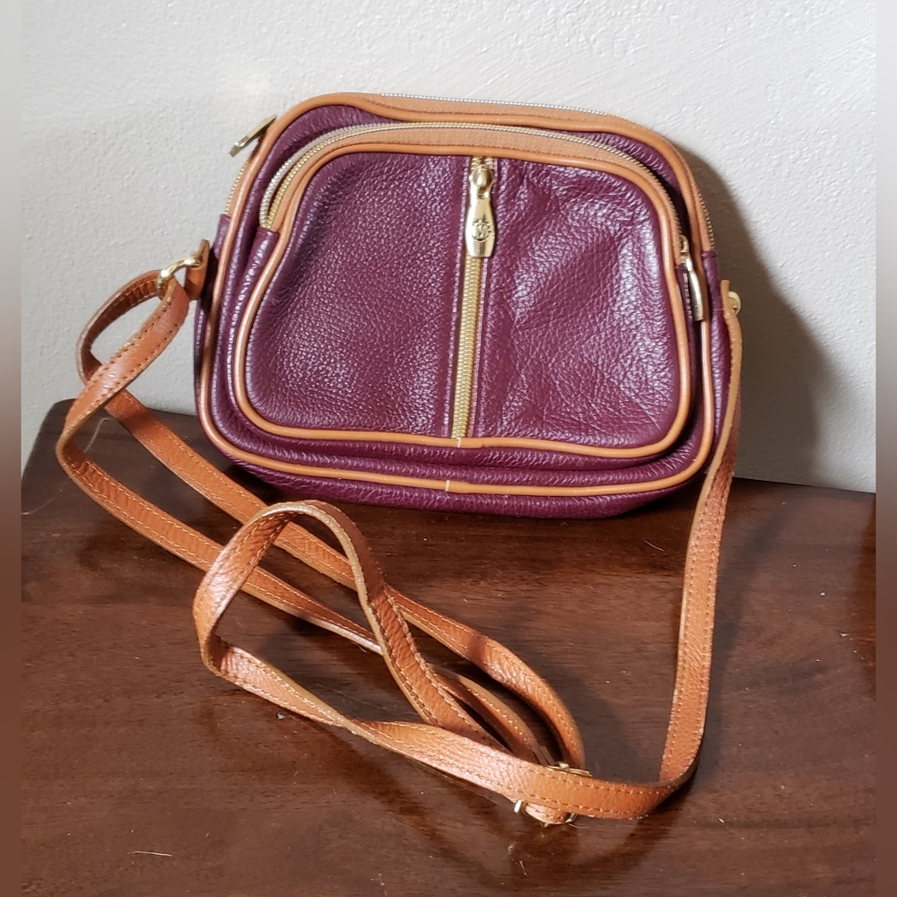 Valentina Crossbody Made in Italy Small Leather Handbag